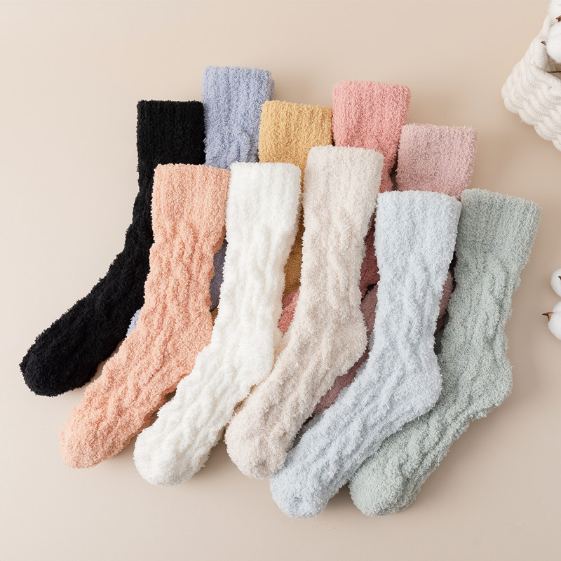 Cozy Socks Women Slipper Socks Winter Warm Fluffy Socks - Temu Australia