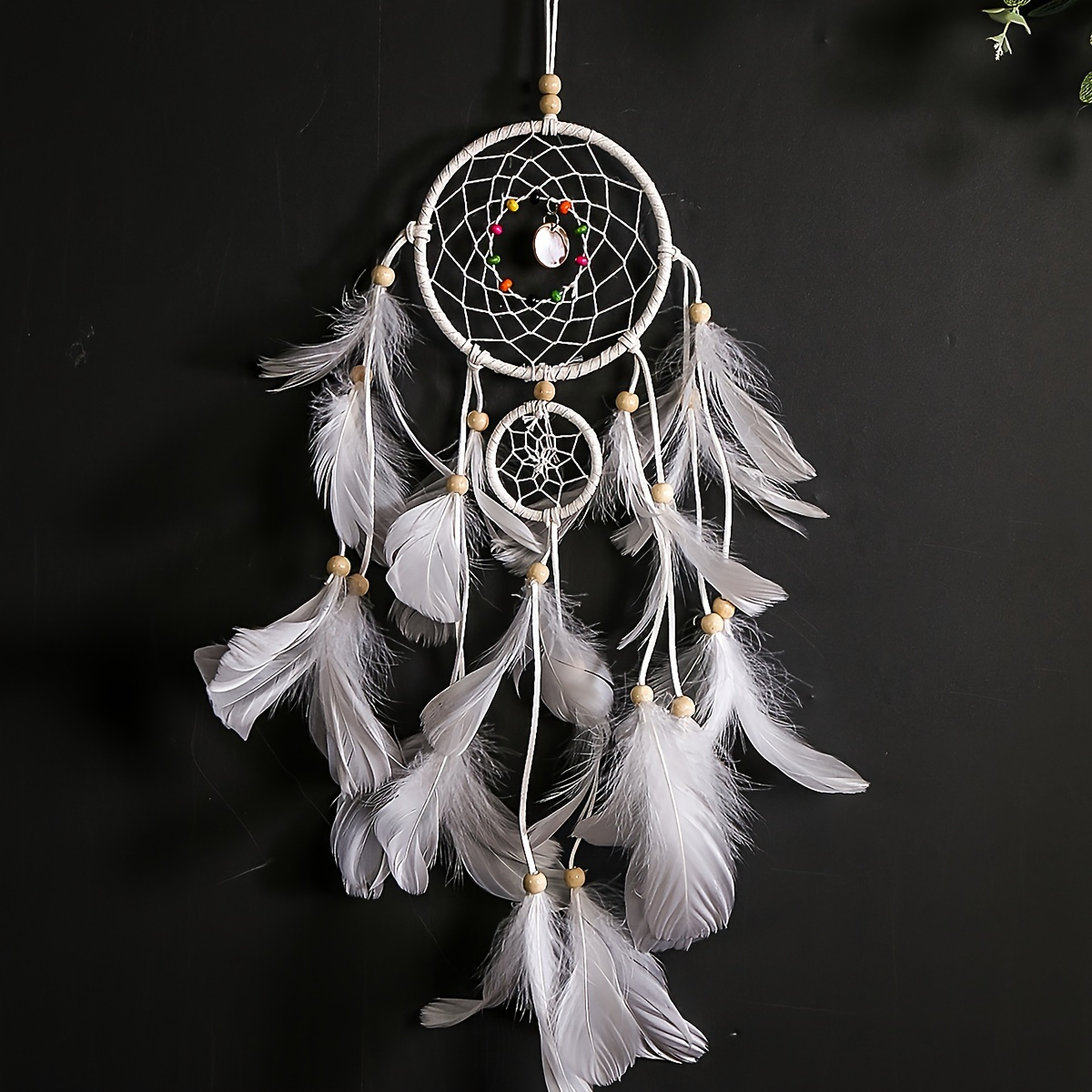 Handmade Halloween Pumpkin Style Dream Catcher black Feather - Temu