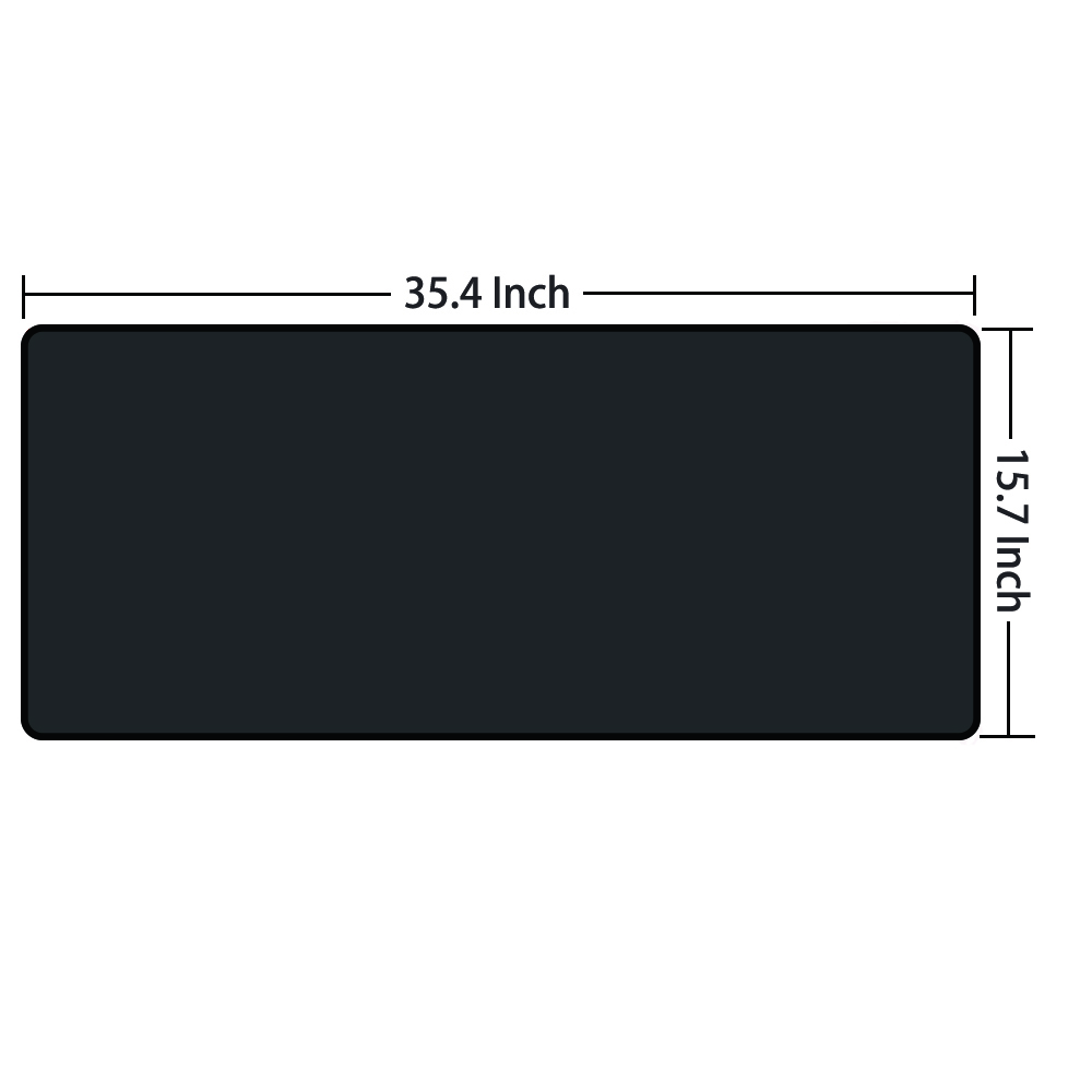 Large Extended Gaming Mouse Pad Stitched Edges Durable Non - Temu