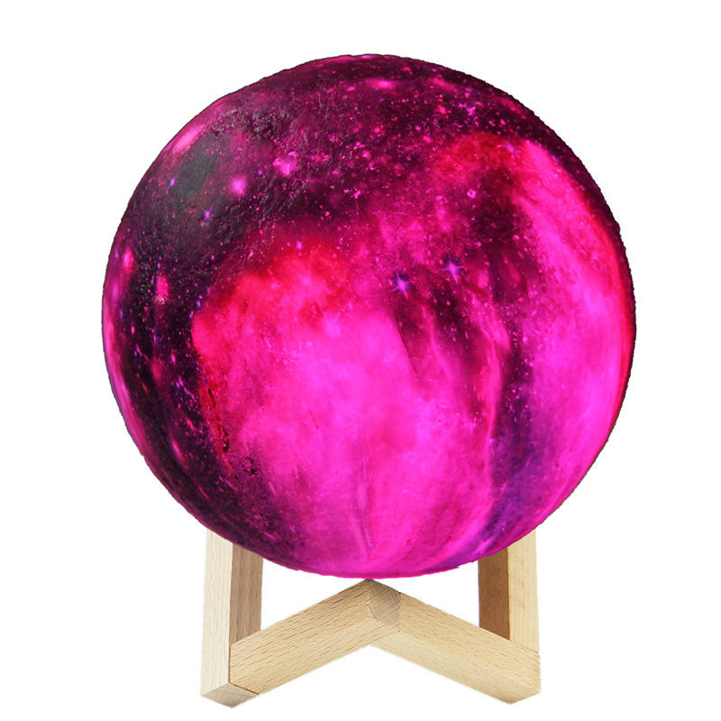 LAMPADA LUNA 3D 2023 Aggiornamento 16 Colori Con Supporto in  Legno/Remote/Contro EUR 36,98 - PicClick IT