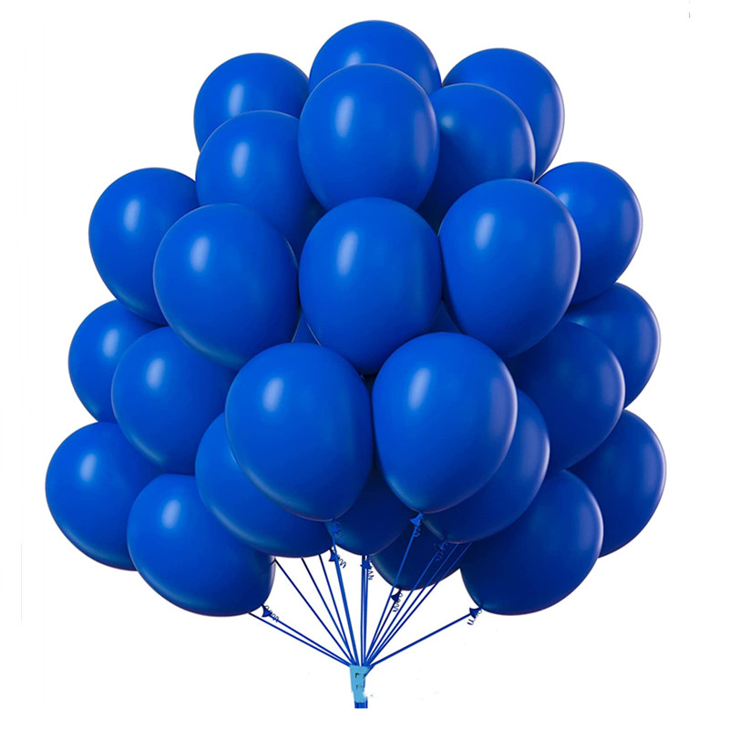 Globos azul marino, 60 globos pequeños de color azul oscuro perla de 5  pulgadas para arco de guirnalda de globos, mini globo de látex azul marino