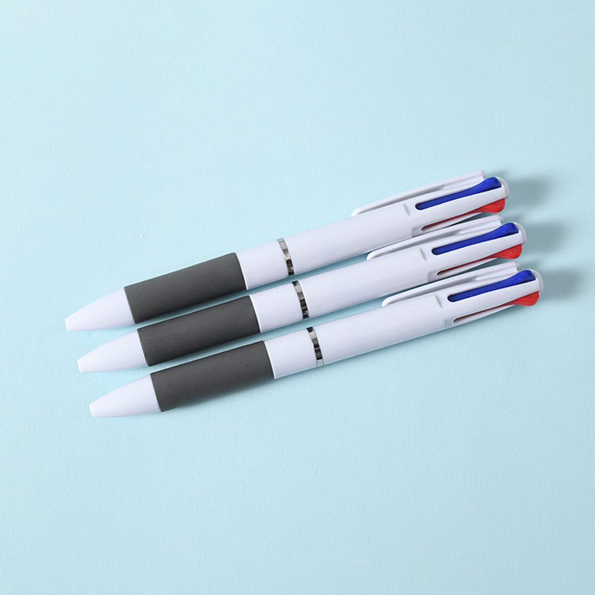 Oil Ink Triangle 3 Color Ballpoint Pen, Multi-colored Pens