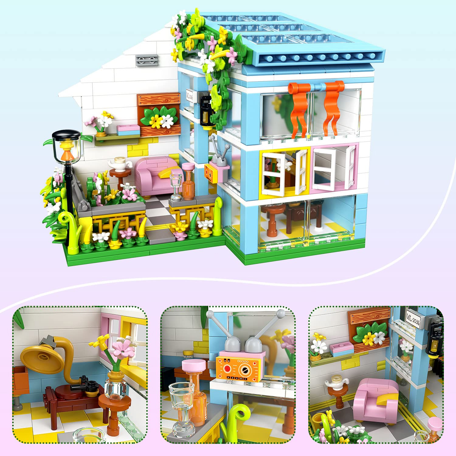 Friends Flowers House Building Block Sets Girls Mini Temu Australia