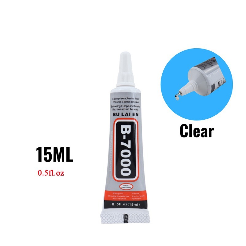 Zhanlida B7000 Clear Contact Adhesive Repair DIY Gift Glue With Precision  Applicator Tip – 3ML –