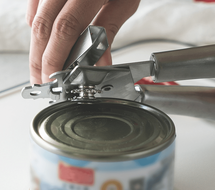 Stainless Steel Manual Can Opener Comfort Grip Opener For - Temu