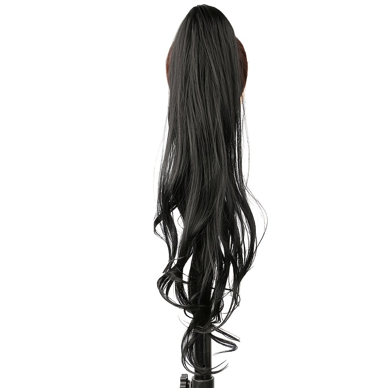 Women Synthetic Long Layered Ponytail Available Curly Flexible Ponytail  Wrap Around Hair Pieces - Beauty & Personal Care - Temu