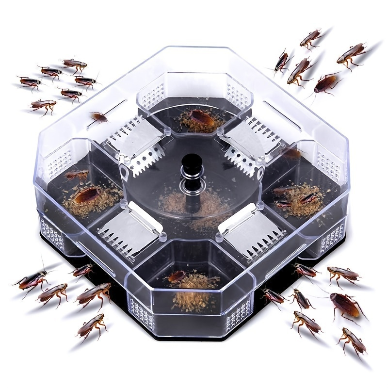 

1pc Cockroach Trap Box, Reusable Cockroach Trap Box Eco-friendly Cockroach Trap Catcher For Indoor Kitchen