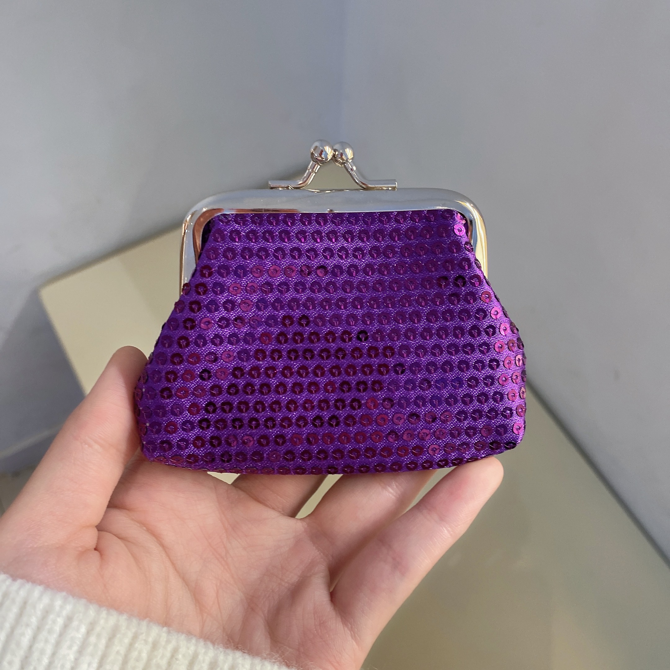 Womens Bling Twist Clasp Coin Purse Mini Clutch Cash Pouch Key Bag Small  Kiss Lock Wallet - Bags & Luggage - Temu United Arab Emirates