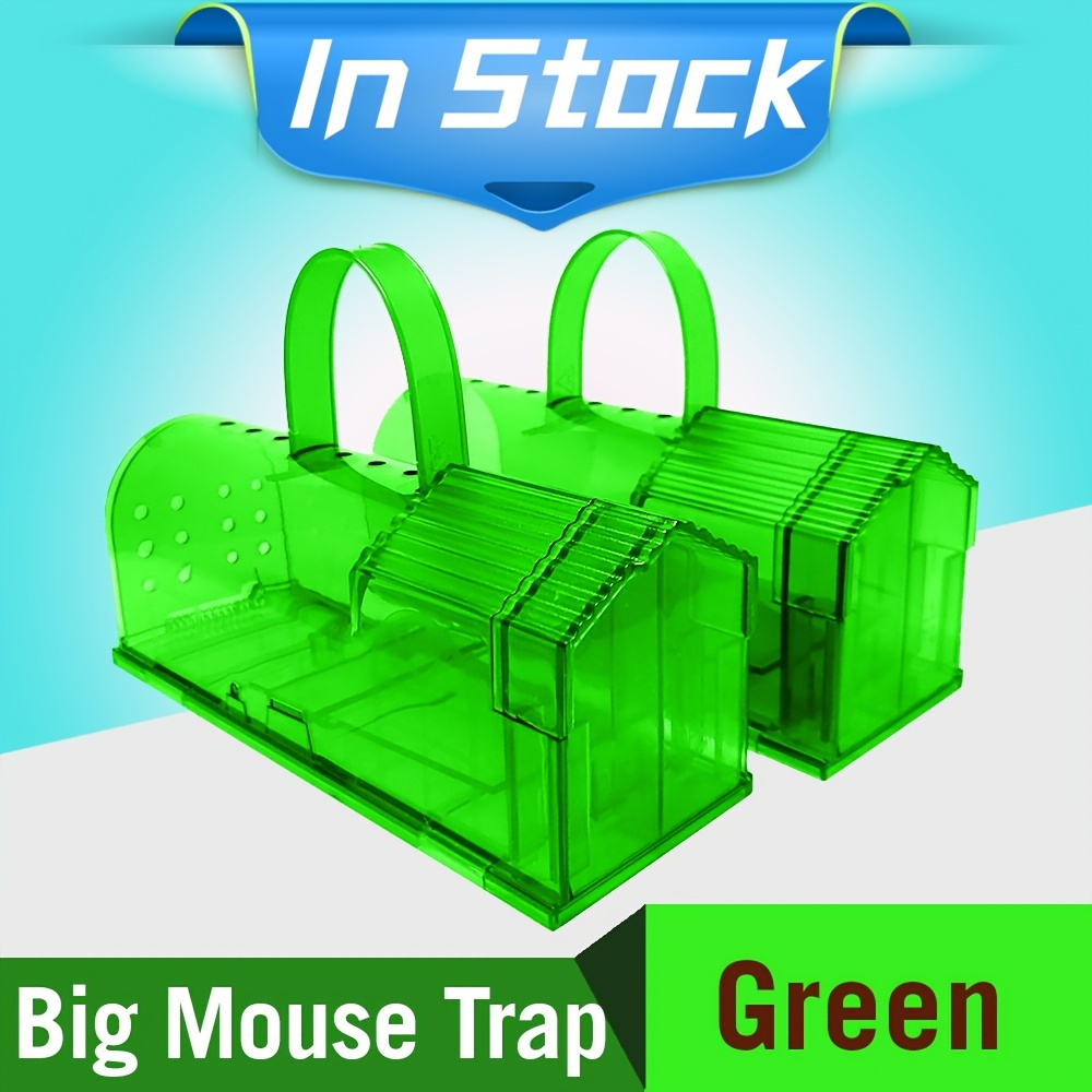 Humane Mouse Traps 2Pack Live Catch & Release Mousetrap-green New