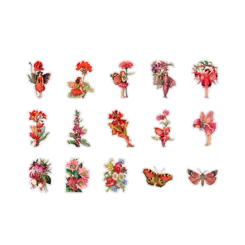 Flower Fairy PET Stickers 40pcs