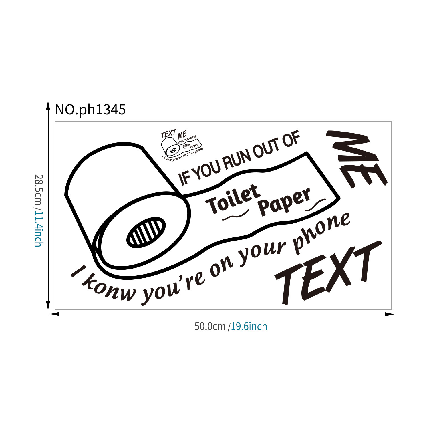 Funny Toilet Stickers Text Tissue Toilet Paper Pattern Temu