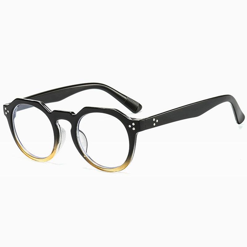 1pair Men One-piece Lens Geometric Frame Fashion Glasses For Daily