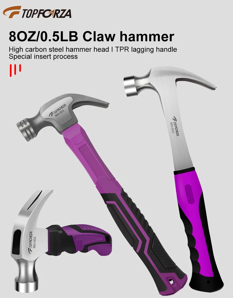 Claw Hammer High Carbon Steel Hammer Woodworking Striking - Temu