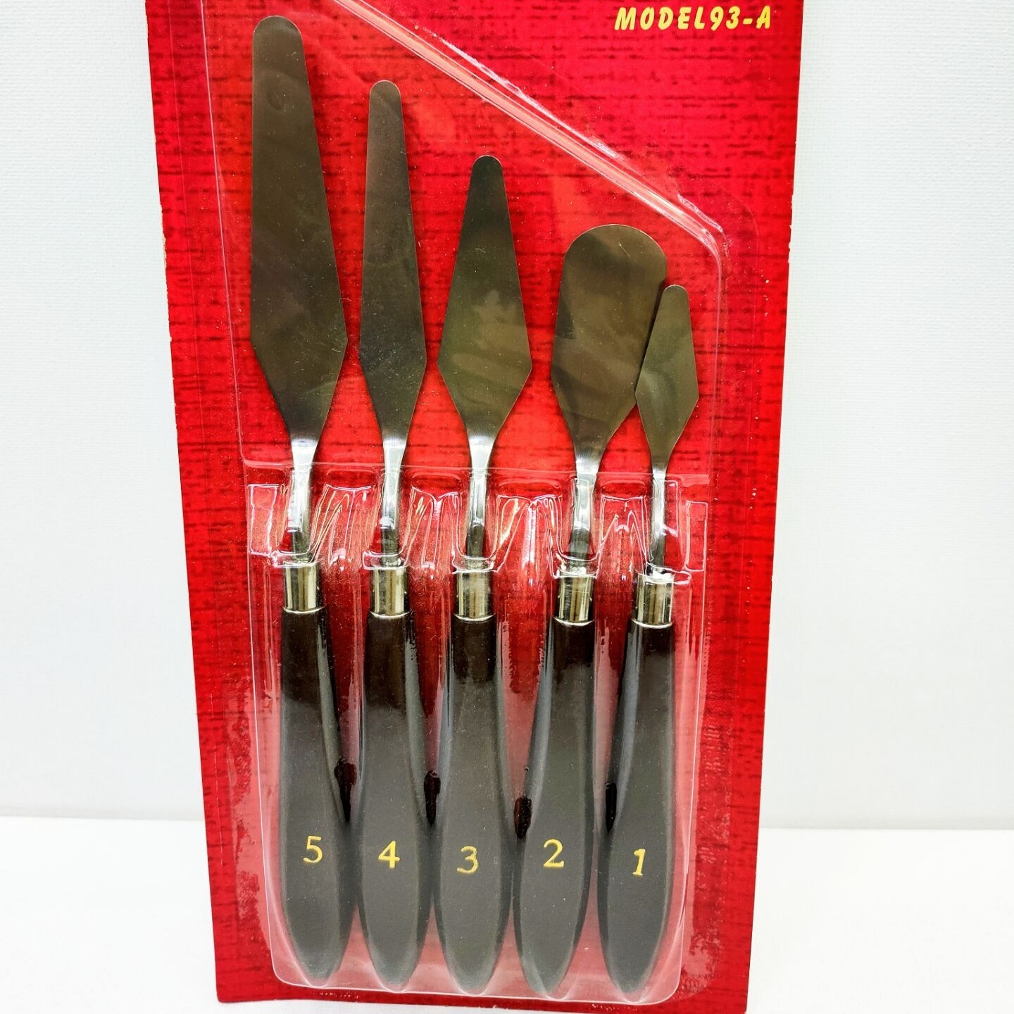 5pcs Set Palette Painting Knife Flexible Stainless Steel - Temu