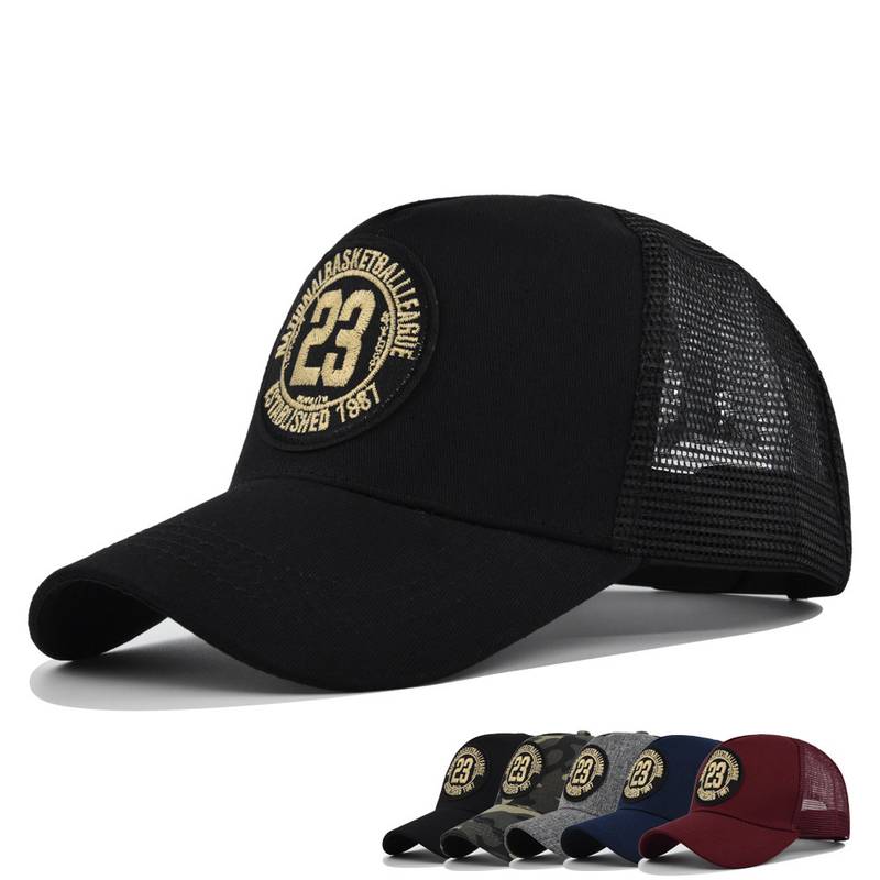 Mauritius Est.1968 Cappellino Baseball Running In Cotone Denim: Nero, Taglia M, Regolabile