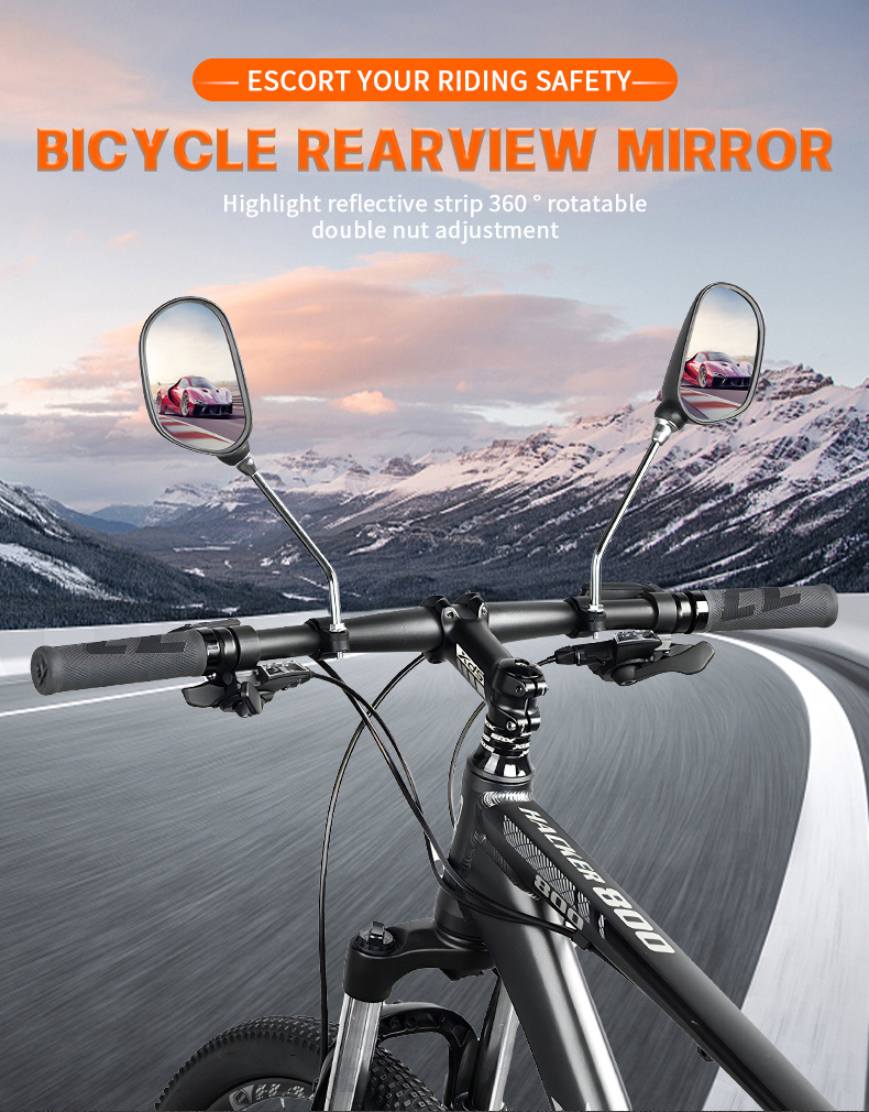 Thinkrider Espejo Retrovisor Bicicleta Reflector Amplio - Temu