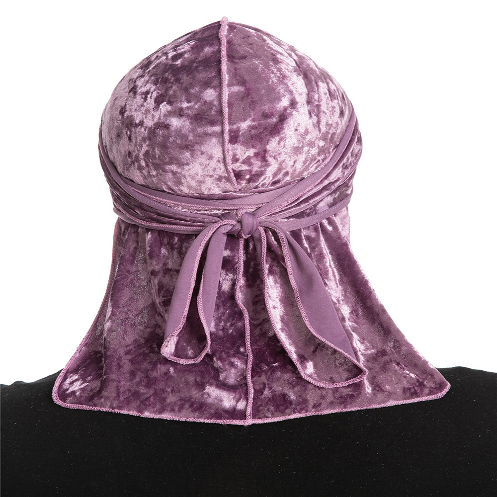 Purple velvet durag - Durag Waves