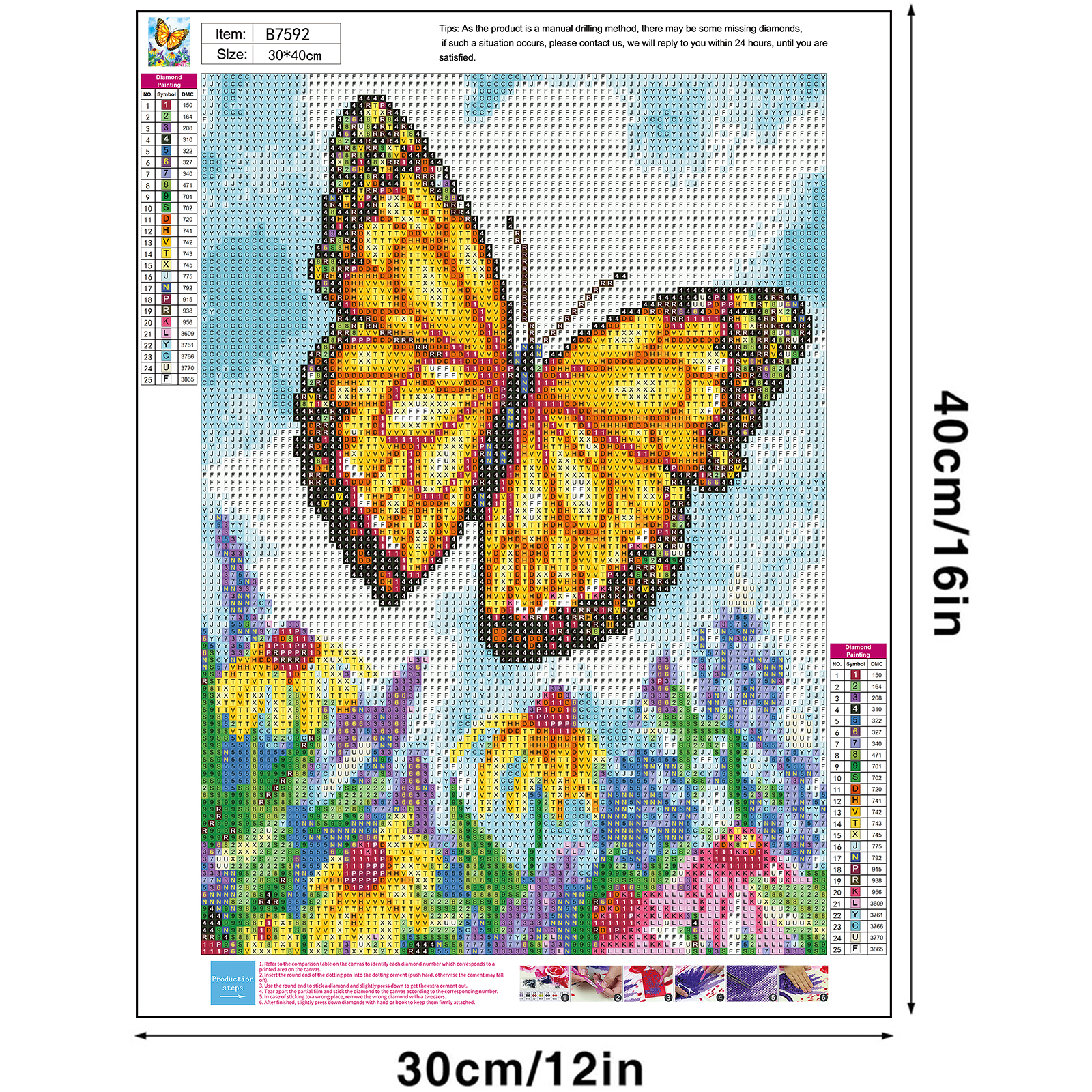 Butterfly Diamond Painting Kits Diamond Art Full Diamond 5d Diamond Dots  Kits Gem Art For Adults Wall Home Decor 11.8x15.7 Inches