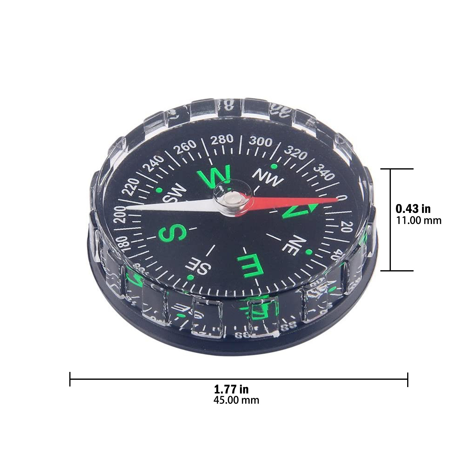 XINQIUS POCKET COMPASS HIKING SCOUTS CAMPING WALKING SURVIVAL AID GUIDES