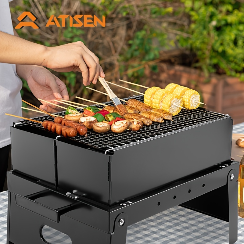 New Bbq Grill Portable Outdoor Folding Barbecue Grill - Temu