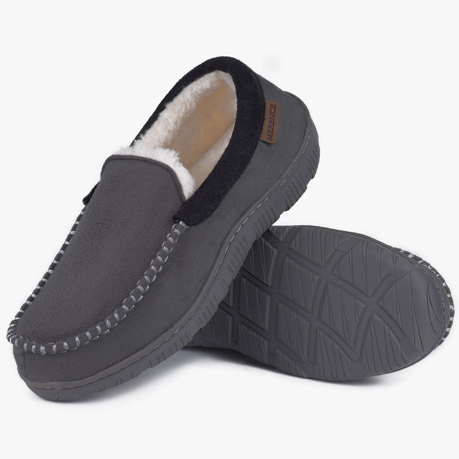 Chaussons RockDove Nomad Homme - Mousse Mémoire Forme - Semelle Caoutchouc Anti-Dérapante