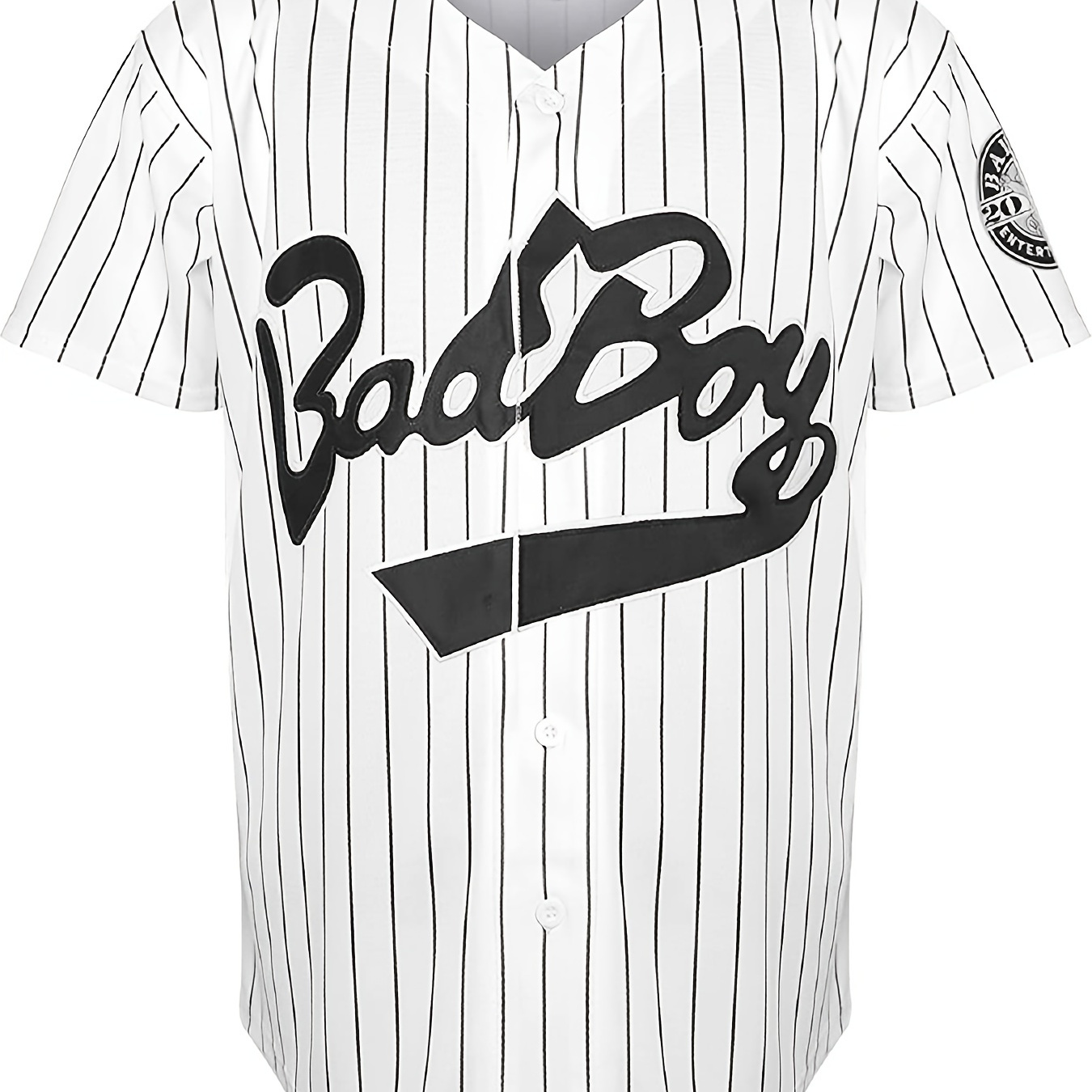 Bad Boy 10 Biggie Jersey Retro 90s Vintage Hip Hop Movie Baseball Shirt ...