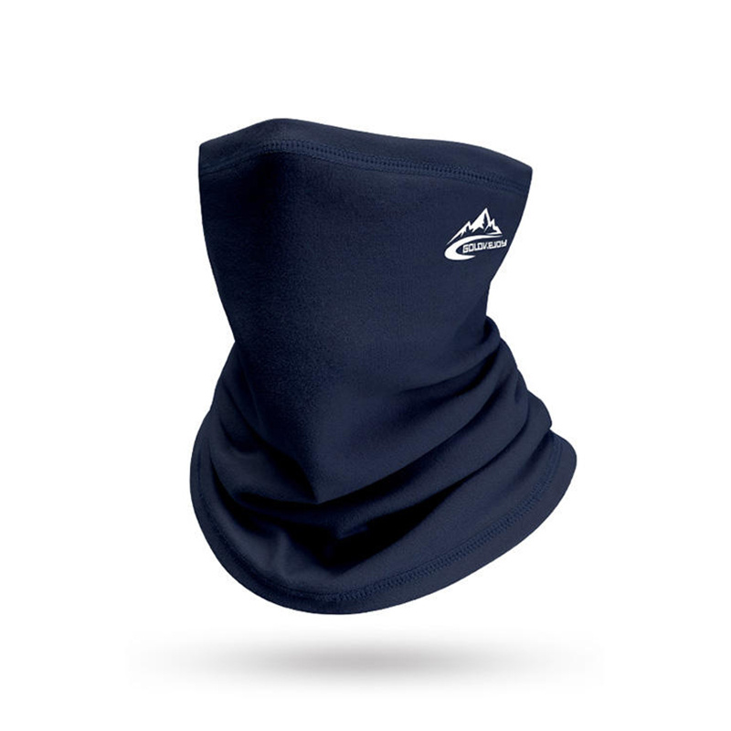 Image of Winter Warm Windproof Dust-proof Elastic Neck Warmer & Cycling Mask Scarf For - Soft Velvet, Casual Solid Color, Outdoor Sports & Cold Weather Activities, Versatile , Durable Fabric