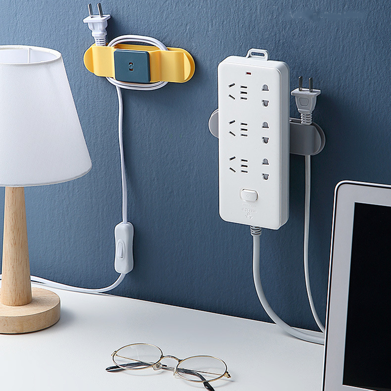 New Socket Extension And Cable Holder Multifunctional Cord Storage Cable Organizer Shop Now