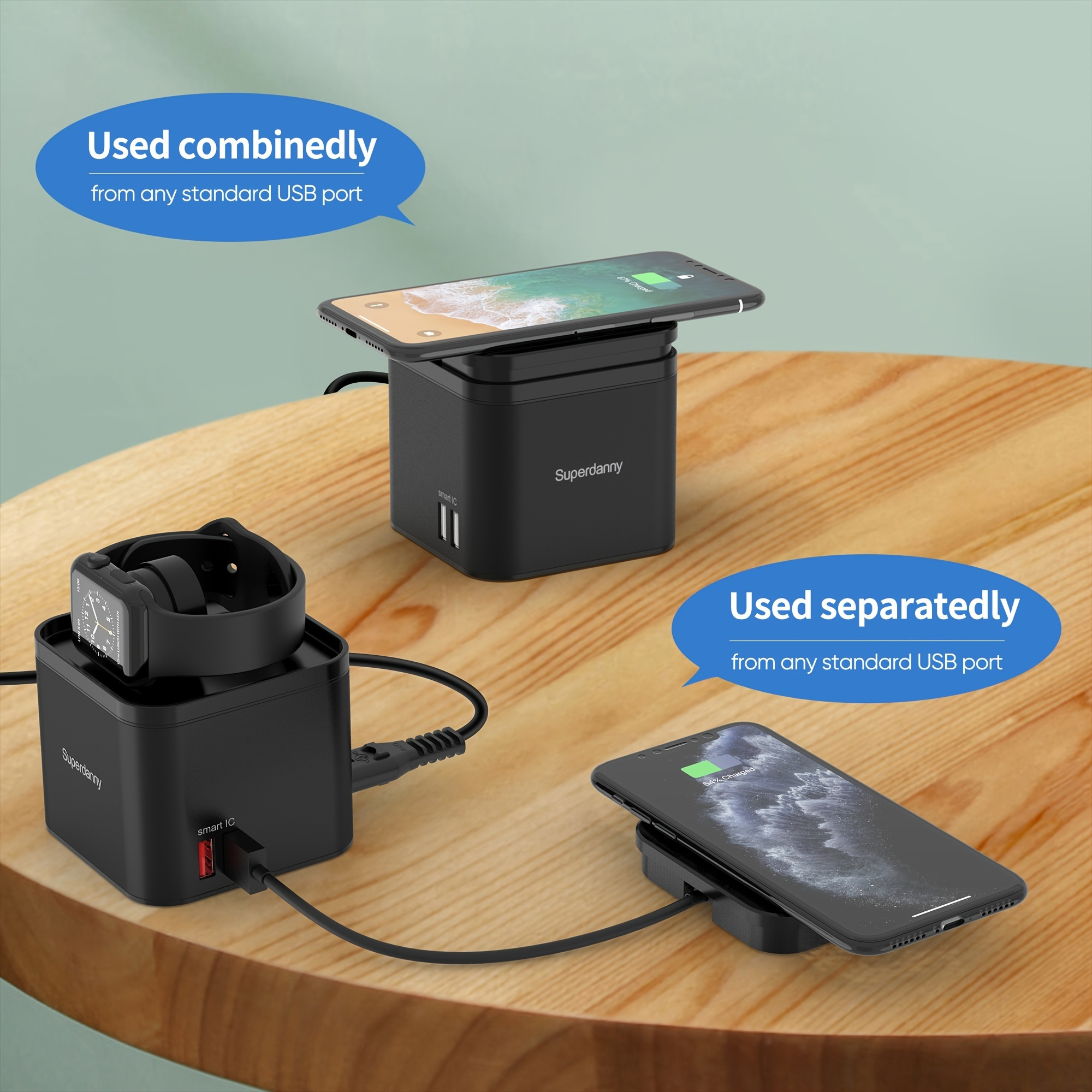 3.0 Charging Station For Multiple Devices Save Money On Temu Temu