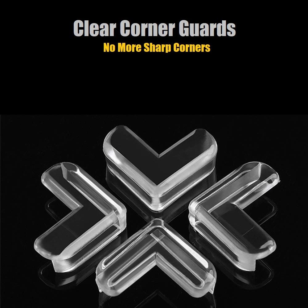 Corner Protector for Baby, Protectors Guards - Furniture Corner Guard & Edge  Safety Bumpers - Baby Proof Bumper & Cushion to Cover Sharp Furniture &  Table Edges - Clear and Transparent - (