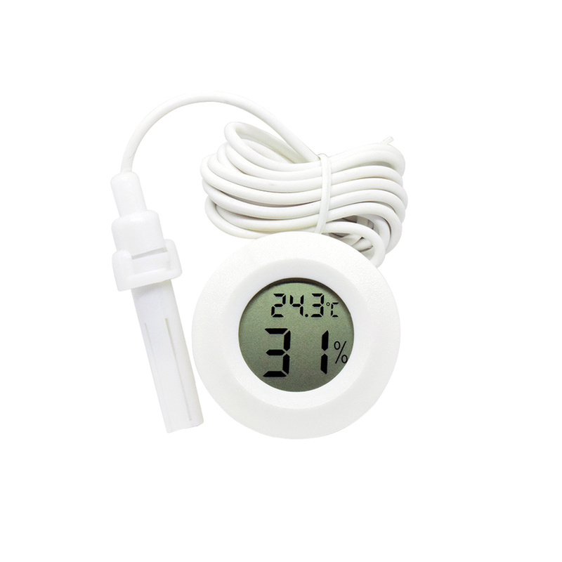 Mini Digital Round Hygrometer Thermometer Probe Indoor - Temu