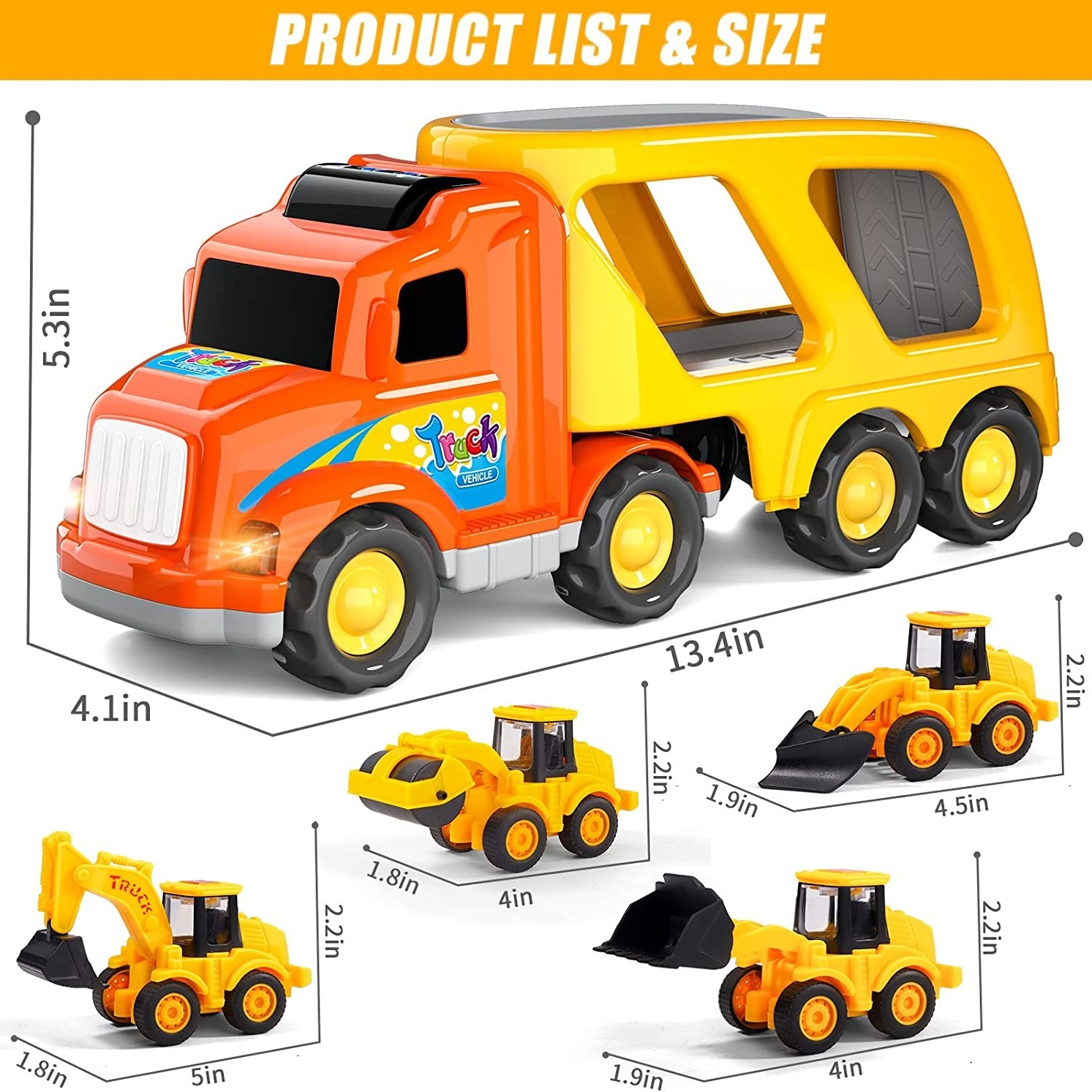 Lkw autos Spielzeug Für Jungen Kleinkinder Bau lkw fahrzeuge