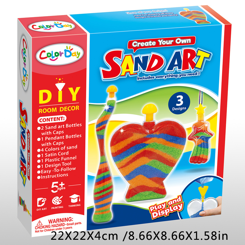 Confezione da 6 Sabbia magica colorata - Sabbia spaziale Sabbia idrofobica  Giocare Sabbia Giocattoli di sabbia colorata Regali per bambini,  antistress, Le