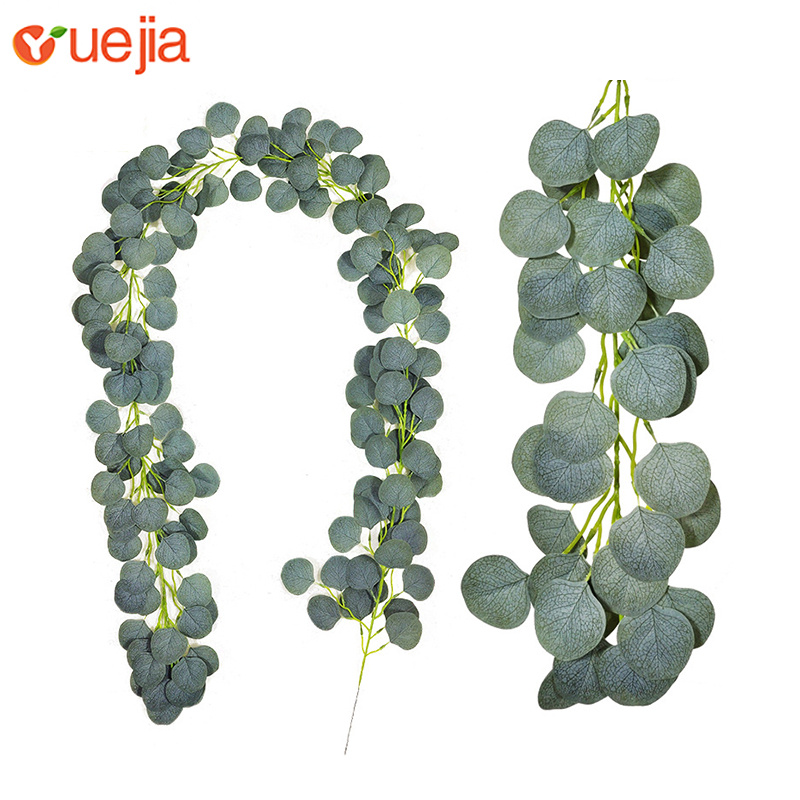 2 Pcs Fake Greenery Garlands Artificial Silver Dollar Eucalyptus Garla – If  you say i do