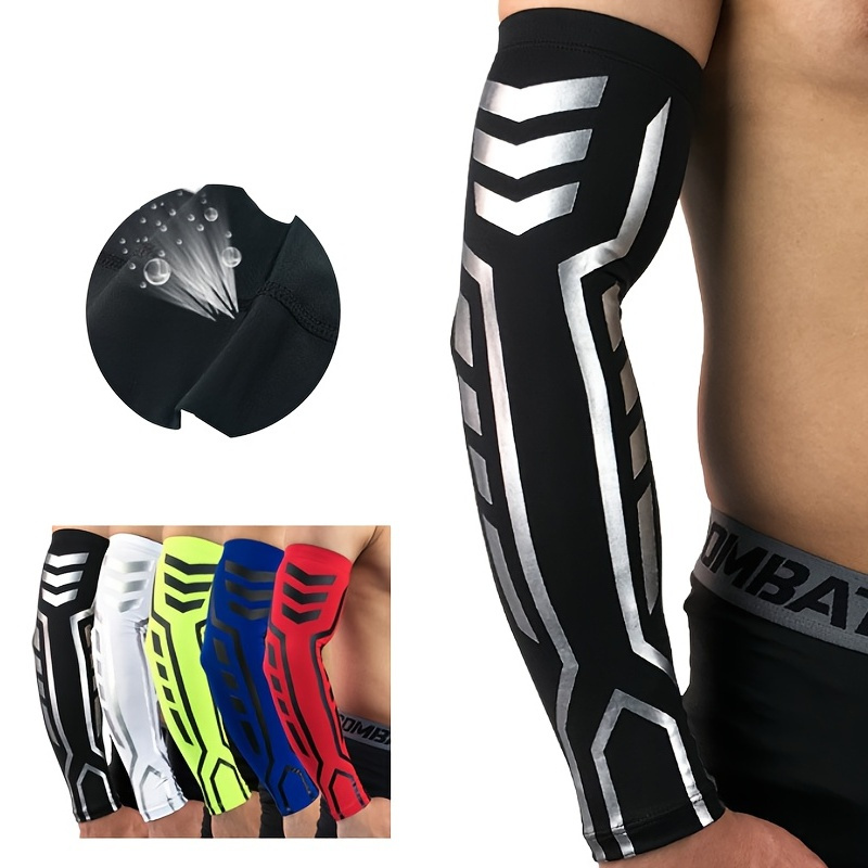 Protect Yourself in Style: Compression Arm Elbow Pads for Outdoor Sports & Fitness!