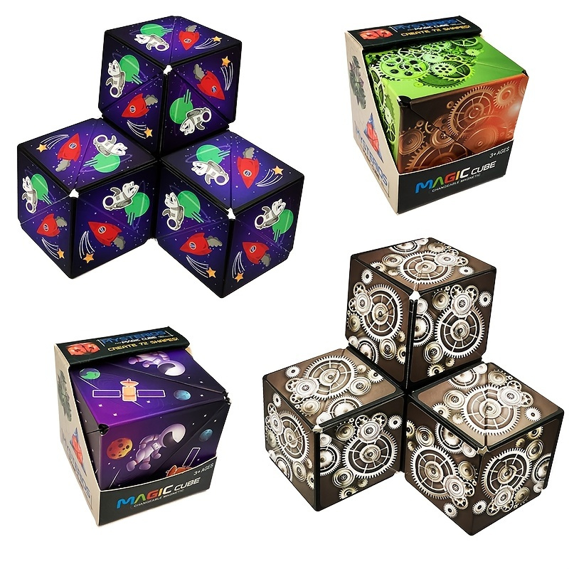 Cube Magique Magnétique Déformé En 3D Cube Magique Spécial - Temu France