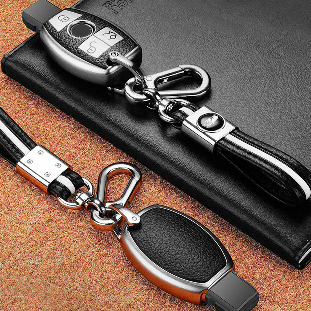 Leather key fob cover case fit for Toyota T3 remote key, 19,95 €