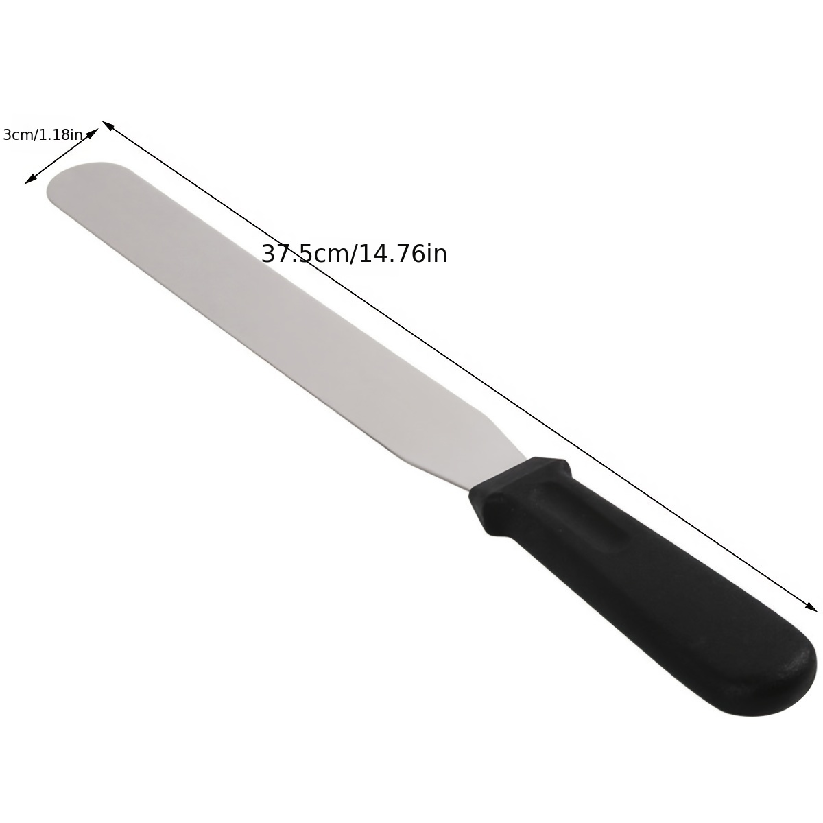 Premium Stainless Steel Cake Spatula For Effortless Icing - Temu