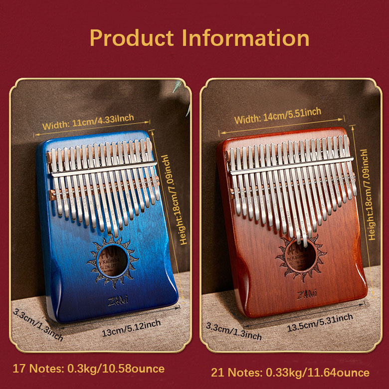 21 Notes Kalimba Thumb Piano Musical Instrument For - Temu