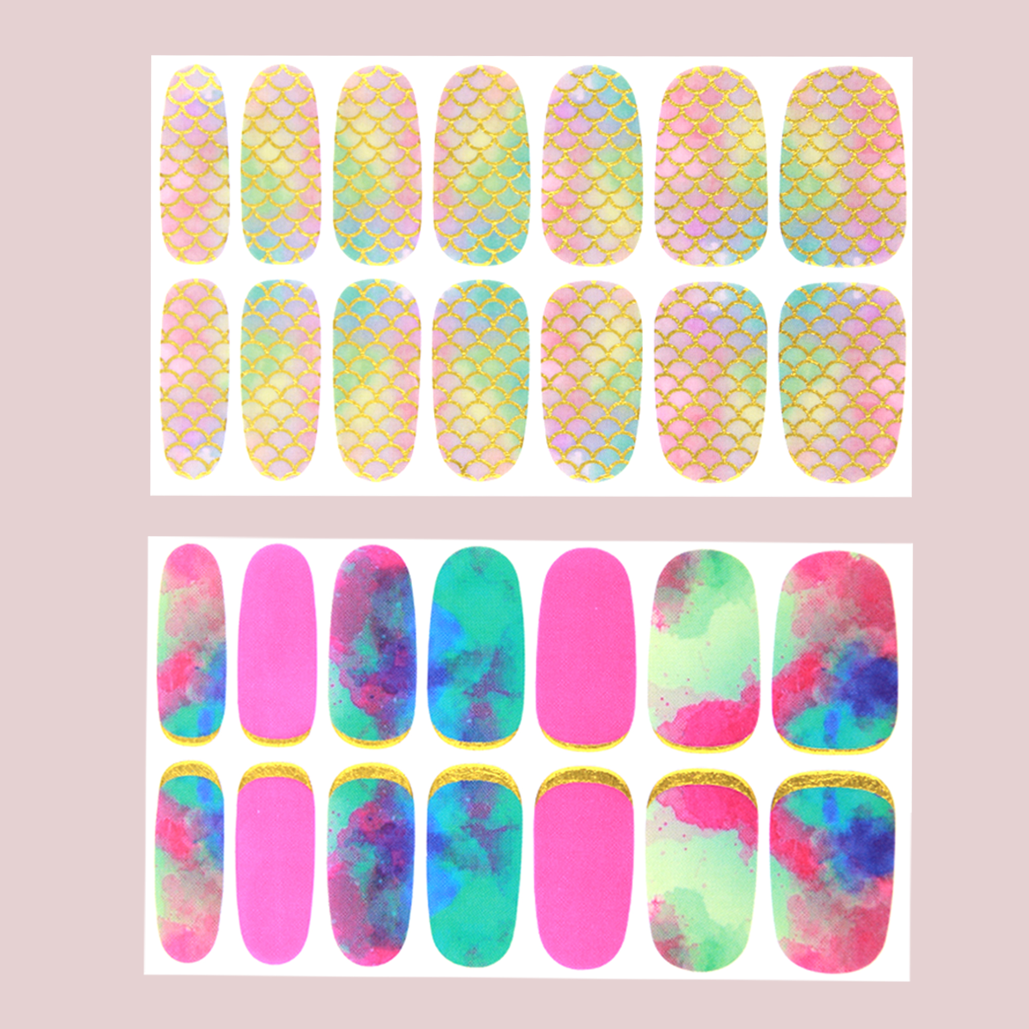 Self-adhesive Nail Art Decals - Transform Your Manicure Instantly! - Temu