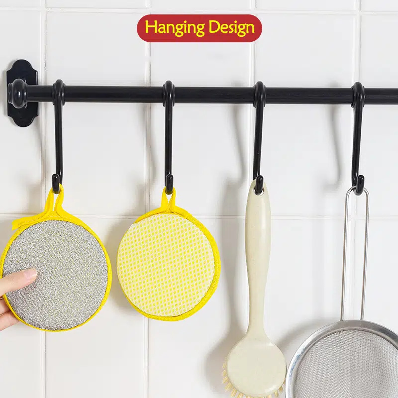 Double Side Dishwashing Sponge Pan Pot Dish Wash Sponges Household Cleaning Kitchen Span Cuci Basuh Pinggan I.295813900
