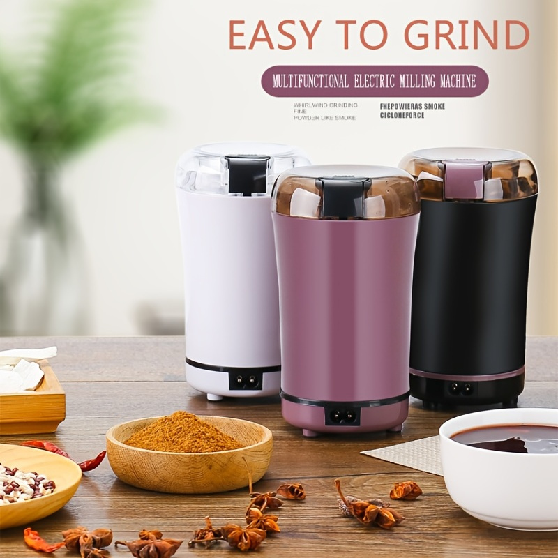 Powerful Electric Spice And Coffee Grinder With Large Capacity For Grinding Spices, Herbs, Nuts
