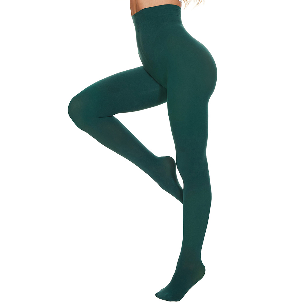 Topshop Forest Green 80 Denier Opaque Tights In A Soft Nylon Stretchy Blend  And High Rise Waist 93% Nylon 27% Elastane Machine Washable, $10, Topshop