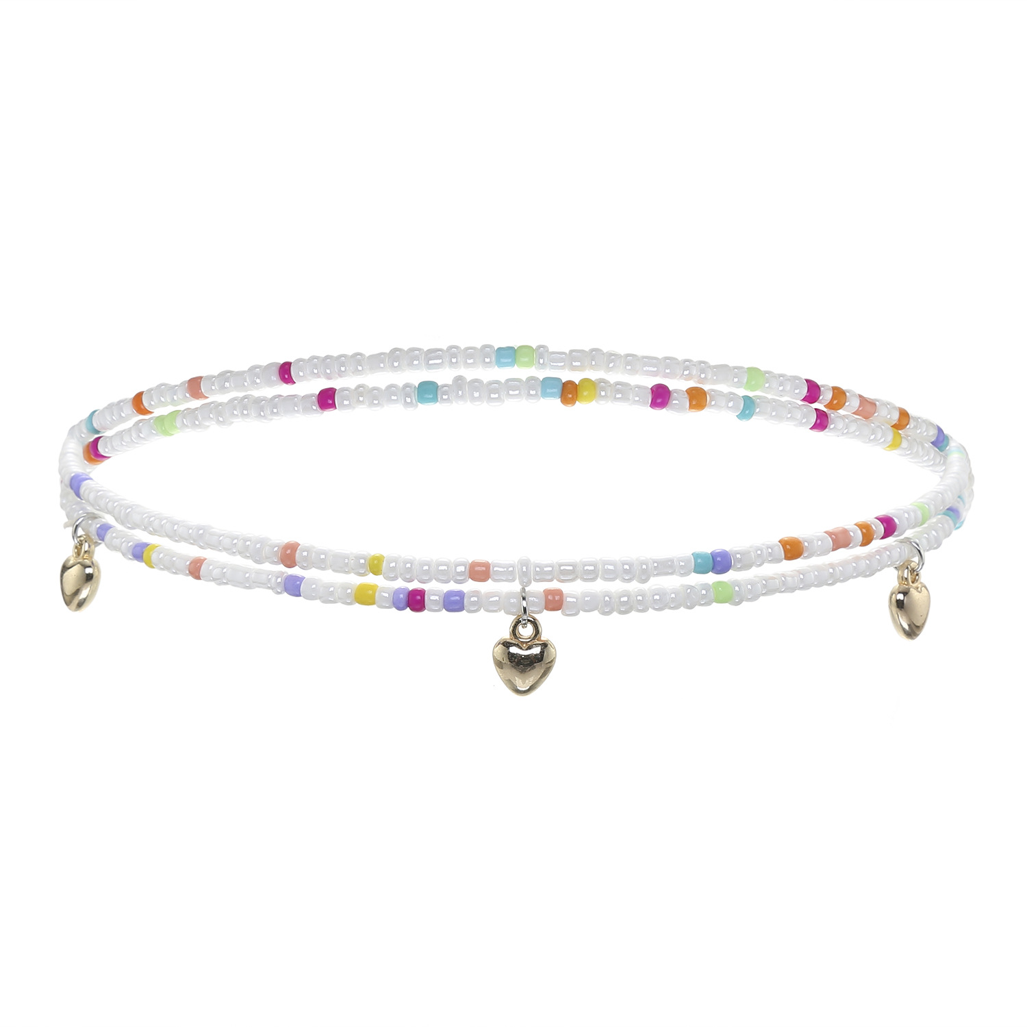 Colorful Beaded Body Chain Elastic String Waist Chain