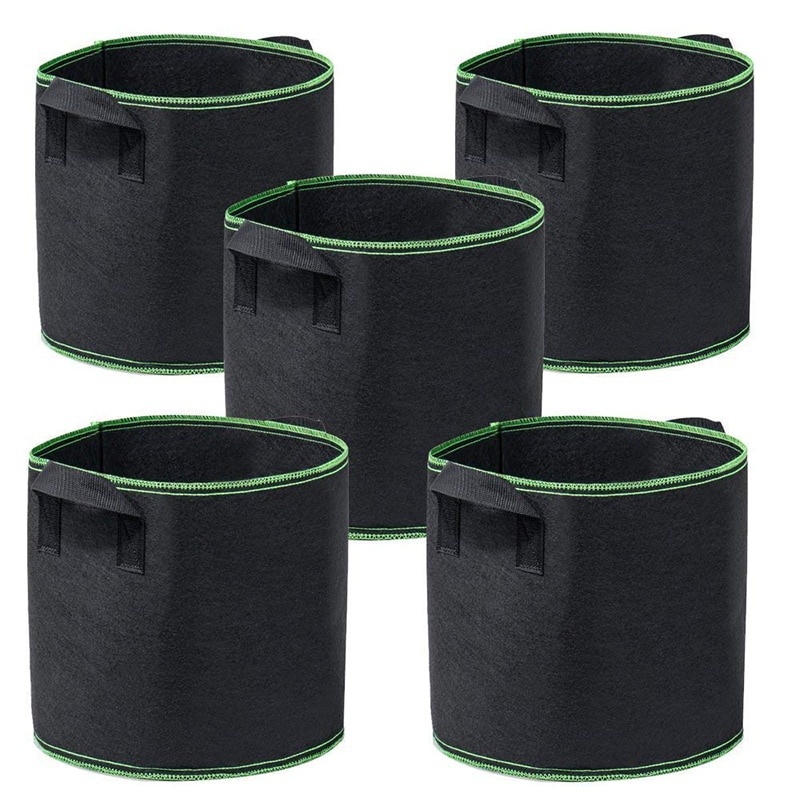  Gardzen 20-Pack 10 Gallon Grow Bags, Aeration Fabric Pots with  Handles, Pot for Plants : Everything Else