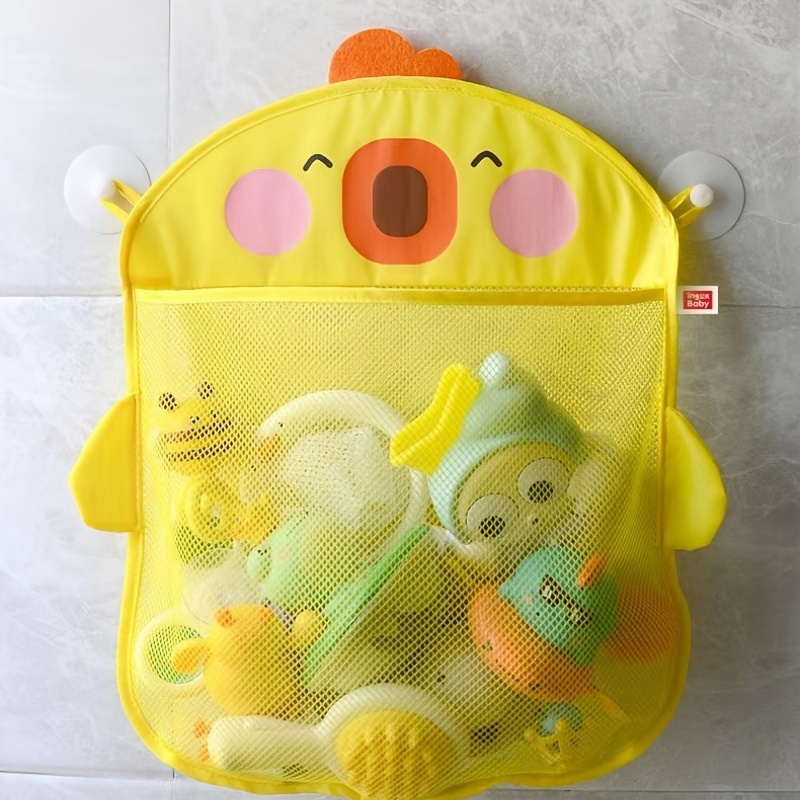 Dreambaby Bath Toy Organizer Bag - Quick Dry Hanging Bath Toys Holder - Orange