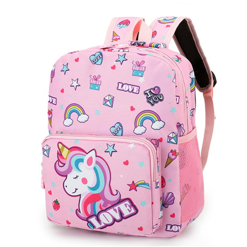 Children's School Backpack Rainbow School Bags Large Capacity Backpack -  Temu