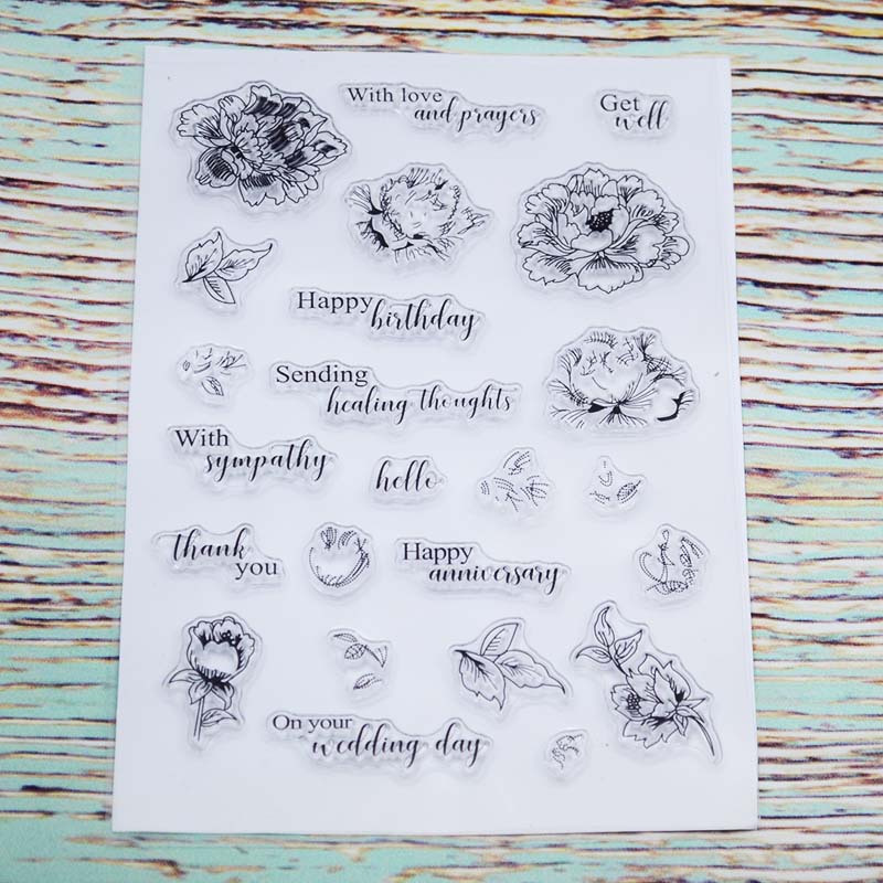 Book Happy Birthday Star Rubber Stamp Transparent Pvc - Temu