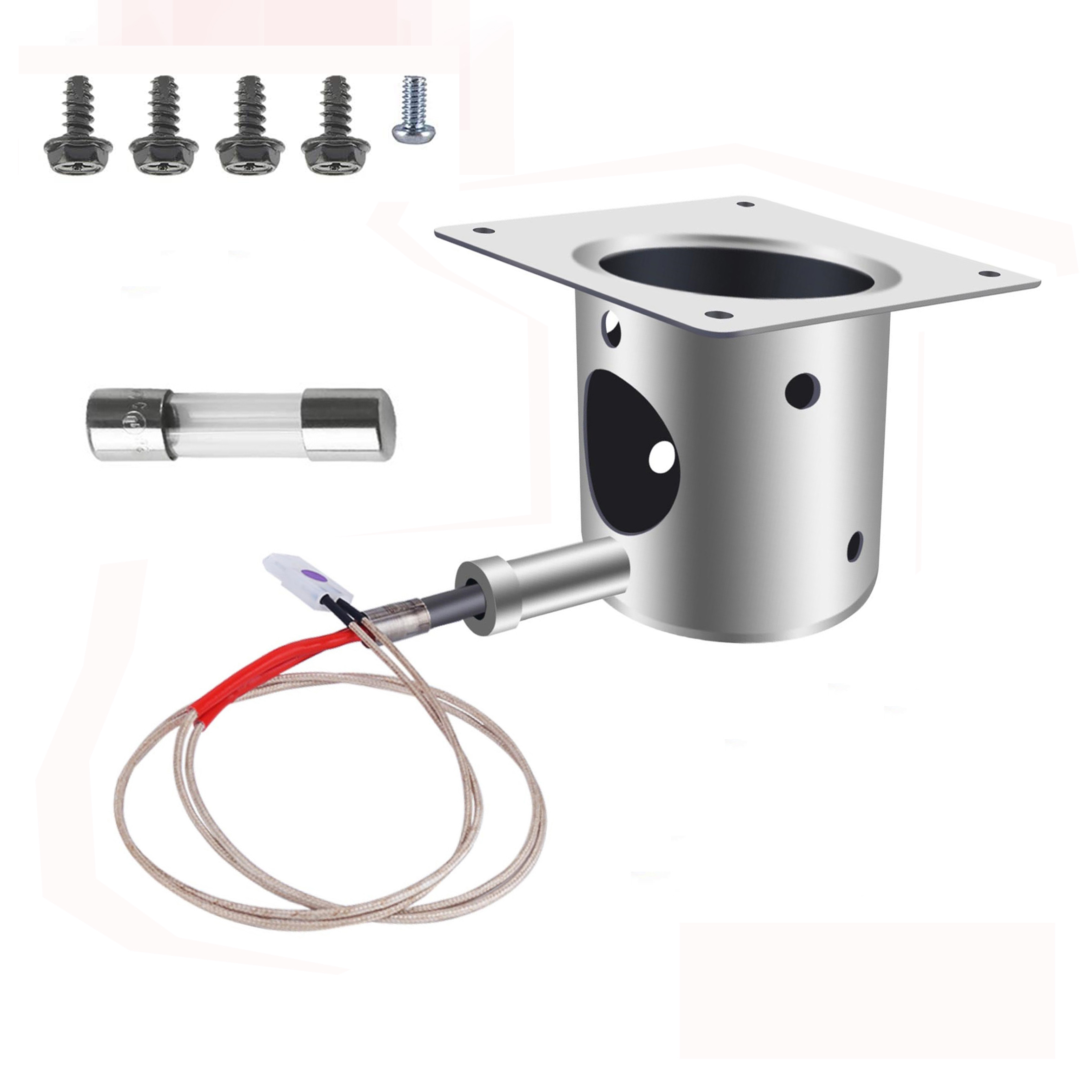 1pc Fire Burn Pot Kit For Traeger And Pit Boss Pellet Grill Upgraded