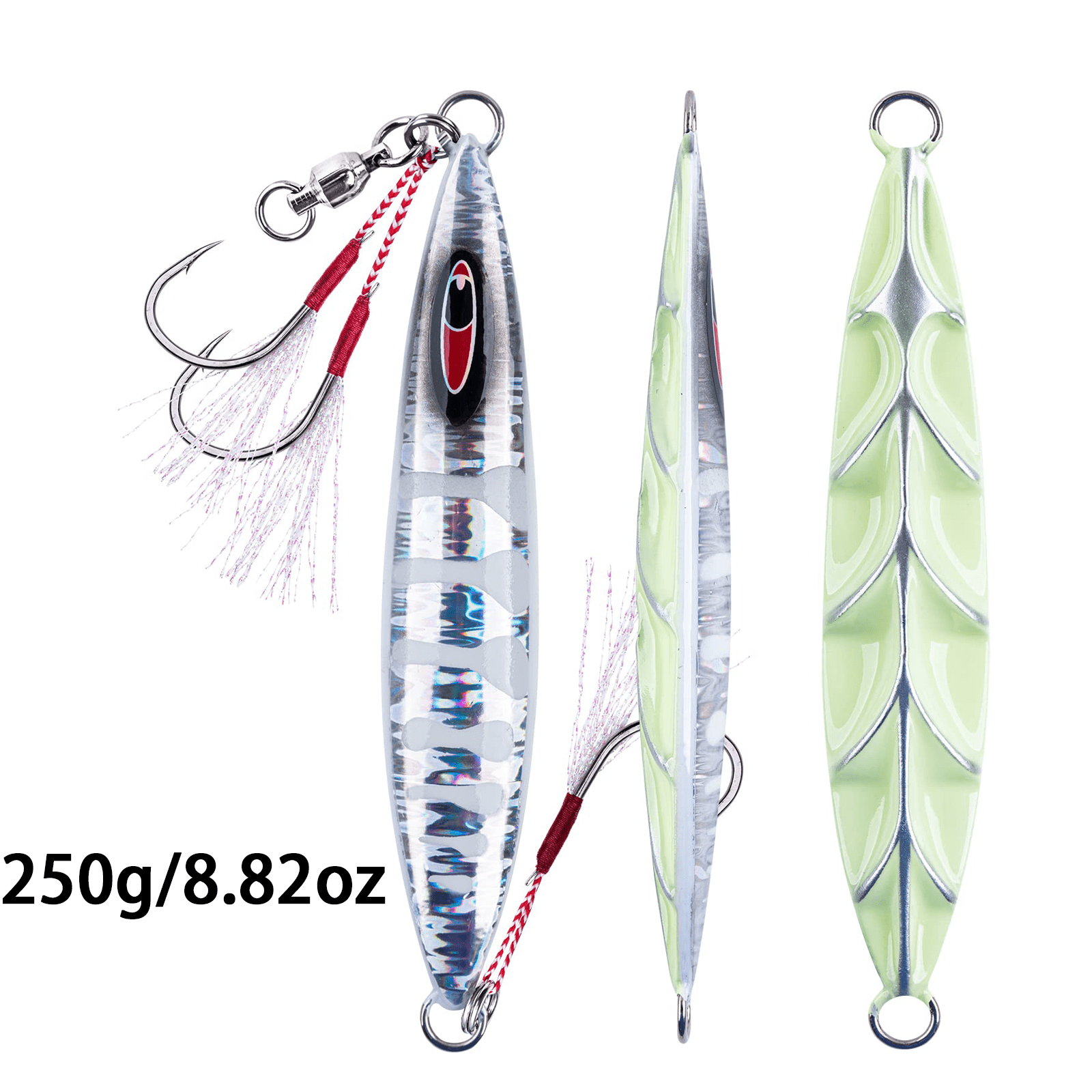 2 X Fishing Jigging Lead Fish Rolls Bags Fishing Tackle Special Offer
